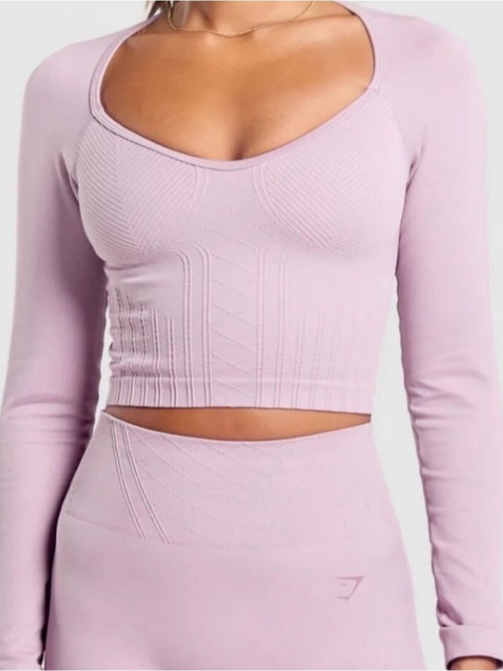 Gymshark Corset Seamless Long Sleeve Crop